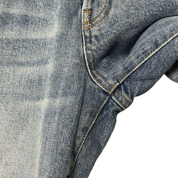 Free People Stella Skinny Jeans Women’s Size 28 Distressed High Rise Raw Hem - Picture 9 of 13